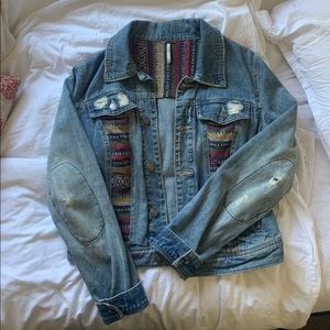 Free people denim jacket!